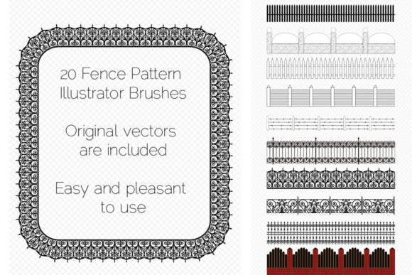 20 Fencing Pattern Illustrator Brushes: A Comprehensive Guide for Digital Designers
