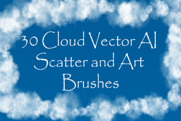 30 Cloud Illustrator Brushes: Transforming Digital Atmospheres with Ease