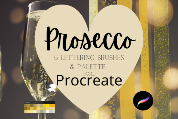 Elevate Design with Prosecco Lettering Brushes
