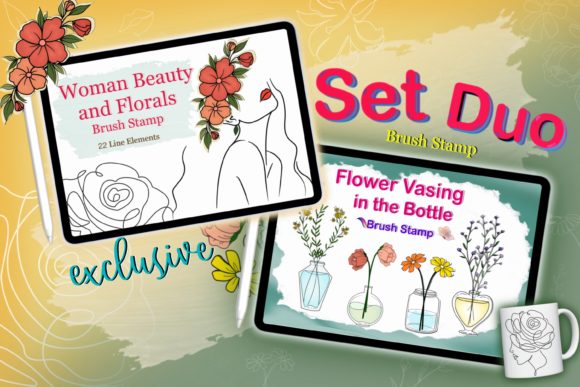 Evaluating the Procreate Duo Set Floral Woman Brushes for Digital Design
