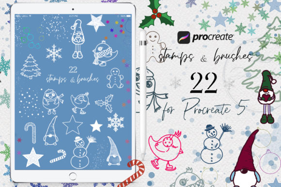 Evaluating Winter Procreate Brushes Stamps for Digital Art and Planning