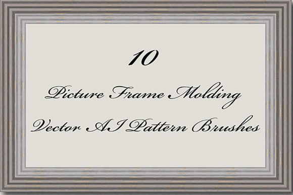 Frame Illustrator Brushes: Shabby Chic Borders