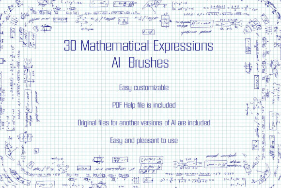 Integrating 30 Mathematical Illustrator Brushes into Professional Design Workflows