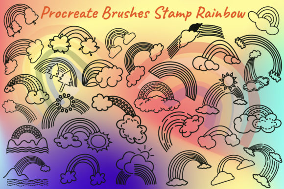 Integrating Procreate Brushes Stamp Rainbow into Your Digital Art Workflow