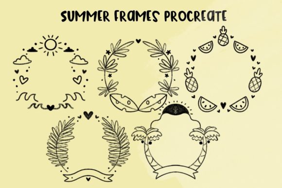 Integrating Summer Frames Procreate Brushes into Your Digital Art Workflow