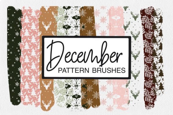 Master December Pattern Brushes for Procreate