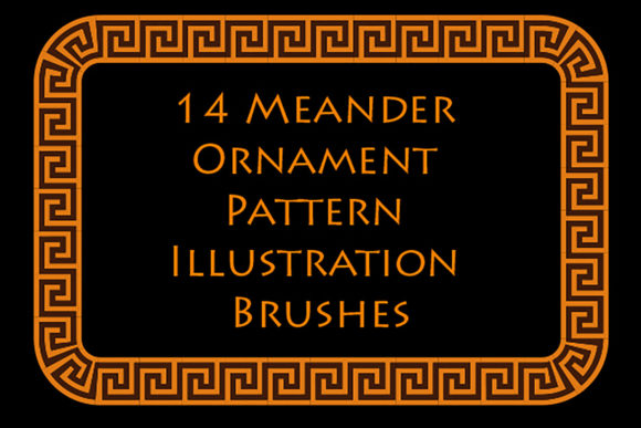 Master Meander Ornament Illustrator Brushes