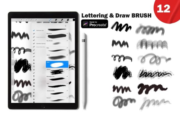 Mastering Digital Lettering with Procreate Brushes