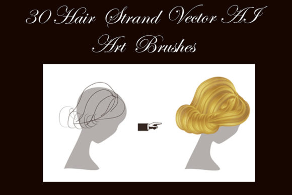 Mastering Hairstyle Vector Illustrator Brushes