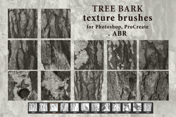 Mastering Natural Surfaces with Tree Bark Texture Brushes .ABR