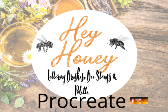 Procreate Honey Lettering Stamps