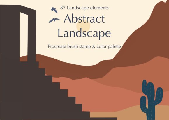 Procreate Stamp Brushes Landscape Guide