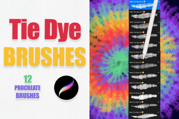Unlocking Vibrant Textures with Procreate Realistic Tie Dye Brushes